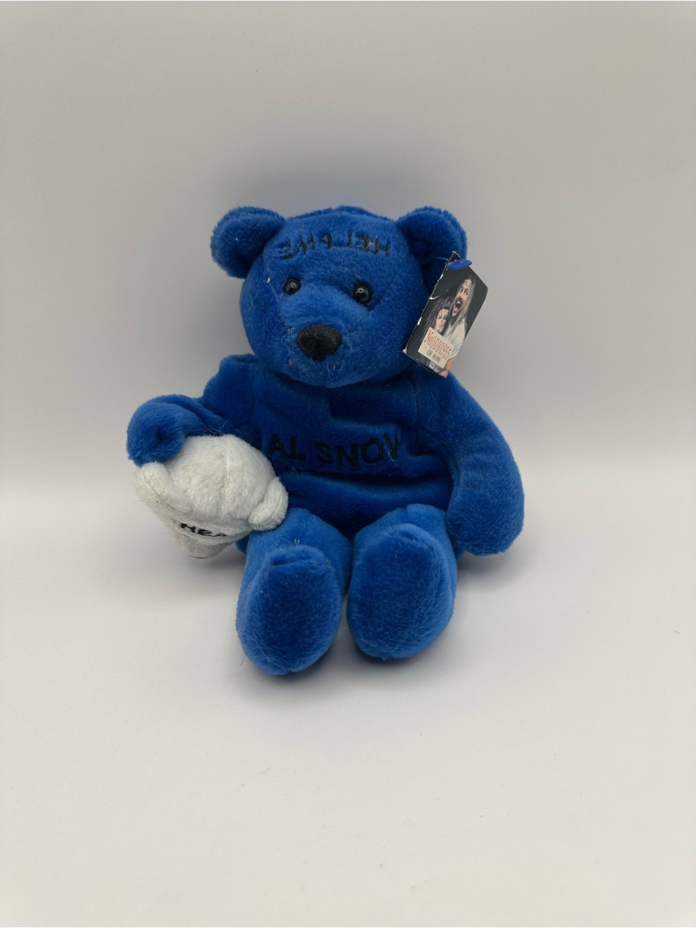 Titan Sports WWF Attitude Bears Al Snow J.O.B. Squad 8” Blue Plush Figure
